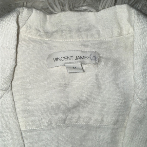 Vincent James Hutton Button Front Linen Shirt - Picture 8 of 9